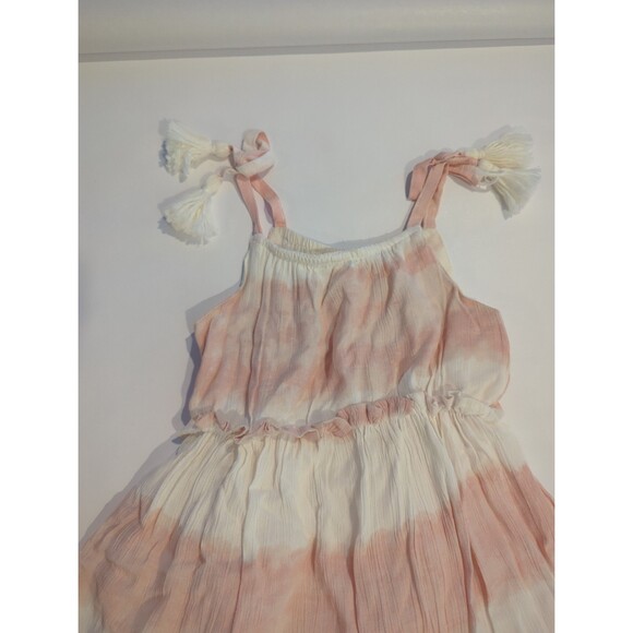 Jessica Simpson dress for girls size 2T Pinky peach and white tie dye like new - Picture 2 of 9